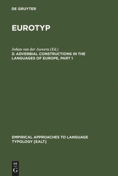 Adverbial Constructions in the Languages of Europe - O'Baoill, Donall P.