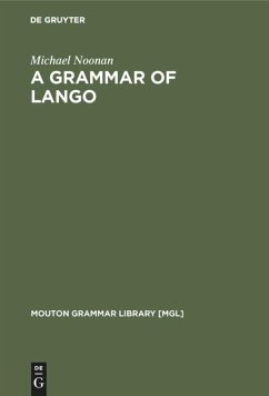 A Grammar of Lango - Noonan, Michael