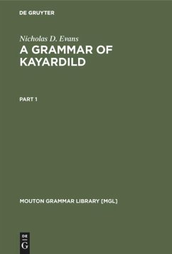 A Grammar of Kayardild - Evans, Nicholas D.