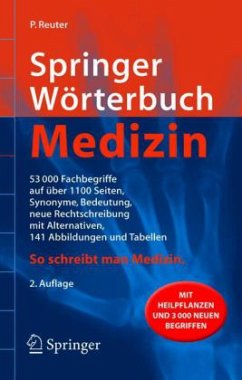 Springer Wörterbuch Medizin - Reuter, Peter