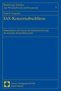 IAS-Konzernabschlüsse - Tschesche, Frank R.