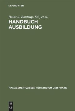 Handbuch Ausbildung - Bontrup, Heinz-J. / Pulte, Peter (Hgg.)