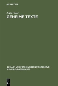 Geheime Texte - Cloot, Julia