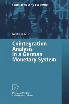 Cointegration Analysis in a German Monetary System - Hubrich, Kirstin