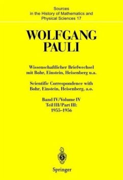 1955-1956 / Wissenschaftlicher Briefwechsel mit Bohr, Einstein, Heisenberg u. a. Bd.4/3, Tl.3 - Pauli, Wolfgang