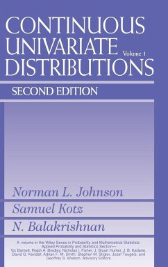 Continuous Univariate Distributions, Volume 1 - Johnson, Norman L.;Kotz, Samuel;Balakrishnan, Narayanaswamy