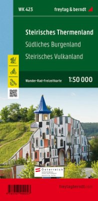 Cover Freytag & Berndt Wander-, Rad- und Freizeitkarte Steirisches Thermenland, Südliches Burgenland