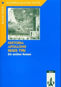 Historia Apollonii regis Tyri. Textausgabe - Niemann, Karl H.