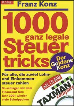 Cover 1000 ganz legale Steuertricks, m. CD-ROM