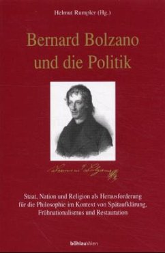 Cover Bernard Bolzano und die Politik