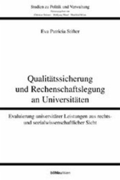Cover Qualitätssicherung und Rechenschaftslegung an Universitäten (f. Österreich)