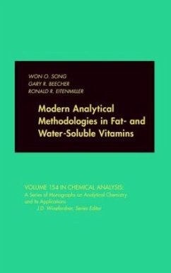 Modern Analytical Methodologies in Fat- And Water-Soluble Vitamins - Song, Won O. / Beecher, Gary R. / Eitenmiller, Ronald R. (Hgg.)