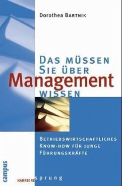 Das müssen Sie über Management wissen - Bartnik, Dorothea