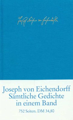 Sämtliche Gedichte und Versepen - Eichendorff, Joseph von