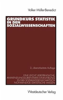 Grundkurs Statistik in den Sozialwissenschaften - Müller-Benedict, Volker