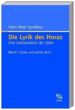 Cover Die Lyrik des Horaz, 2 Bde.