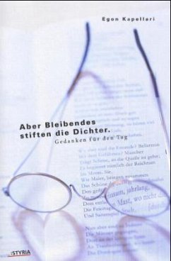Cover Aber Bleibendes stiften die Dichter