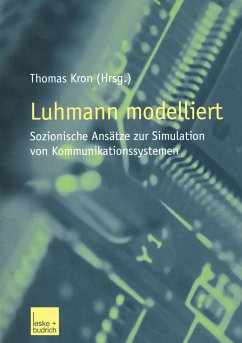 Luhmann modelliert - Kron, Thomas (Hrsg.)