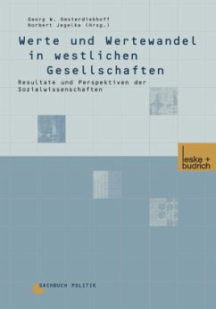 Werte und Wertewandel in westlichen Gesellschaften - Oesterdiekhoff, Georg W. / Jegelka, Norbert (Hgg.)