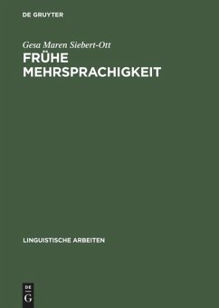 Frühe Mehrsprachigkeit - Siebert-Ott, Gesa M.