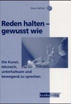 Reden halten - gewusst wie Cover Reden halten - gewusst wie