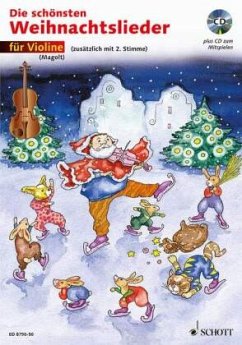 Für Violine, m. Audio-CD / Die schönsten Weihnachtslieder, Notenausg. m. Audio-CDs