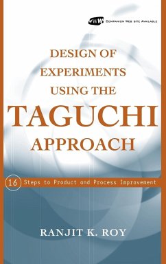 Design of Experiments Using the Taguchi Approach - Roy, Ranjit K