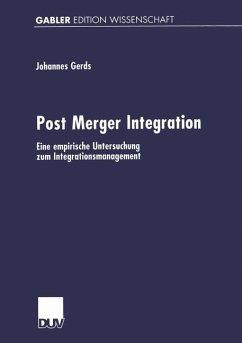 Post Merger Integration - Gerds, Johannes