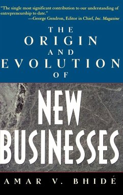 Cover The Origin and Evolution of New Businesses