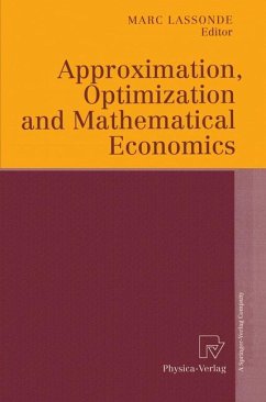 Approximation, Optimization and Mathematical Economics - Lassonde, Marc (ed.)