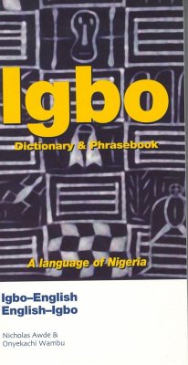 Igbo-English/English-Igbo Dictionary & Phrasebook - Awde, Nicholas