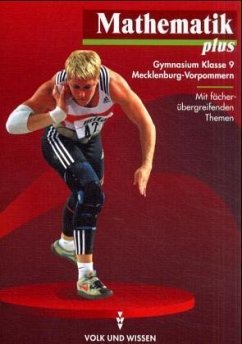 Cover Klasse 9, Lehrbuch / Mathematik plus, Ausgabe Gymnasium Mecklenburg-Vorpommern