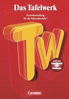 Das Tafelwerk - Formelsammlung für die Sekundarstufe I - Östliche Bundesländer und Berlin - König, Hubert;Wörstenfeld, Willi;Erbrecht, Rüdiger