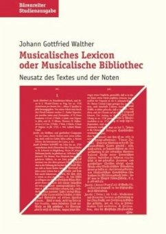 Musicalisches Lexicon oder Musicalische Bibliothec - Walther, Johann G.