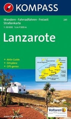 Kompass Karte Lanzarote