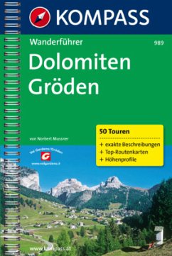 Kompass Wanderführer Dolomiten, Gröden - Mussner, Norbert