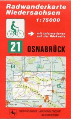 LGN Radwanderkarte Niedersachsen - Osnabrück