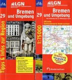 LGN Radwanderkarte Niedersachsen - Bremen und Umgebung