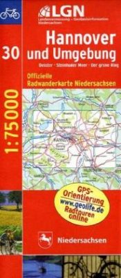 Cover LGN Radwanderkarte Niedersachsen - Hannover und Umgebung