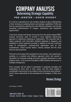 Company Analysis - Jenster, Per V.;Hussey, David