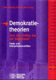 Demokratietheorien - Von der Antike bis zur Gegenwart