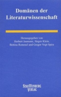 Domänen der Literaturwissenschaft