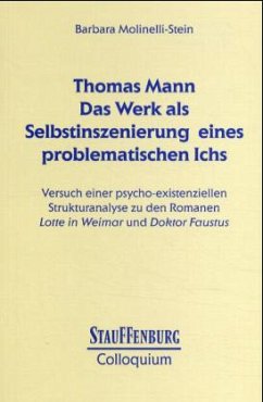 Cover Thomas Mann. Das Werk als Selbstinszenierung eines problematischen Ichs