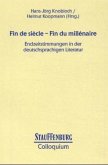 Fin de siecle - Fin du millenaire