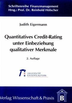 Cover Quantitatives Credit-Rating unter Einbeziehung qualitativer Merkmale.