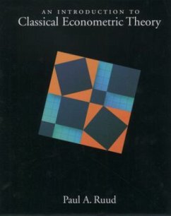 Cover An Introduction to Classical Econometric Theory