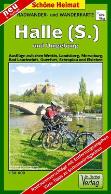 Cover Radwander- und Wanderkarte Halle (Saale) und Umgebung