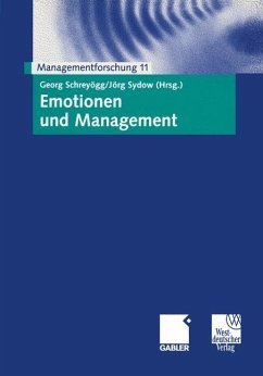 Emotionen und Management - Schreyögg, Georg / Sydow, Jörg (Hgg.)