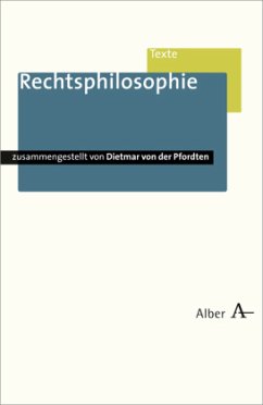 Rechtsphilosophie - Pfordten, Dietmar von der (Hrsg.)