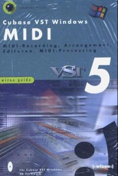 Cubase VST 5 Windows, MIDI, m. CD-ROM - Kurtz, Clemens
